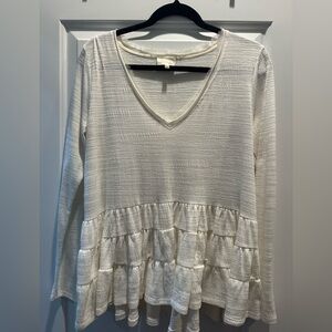 Deletta Anthropologie Long Sleeve Top